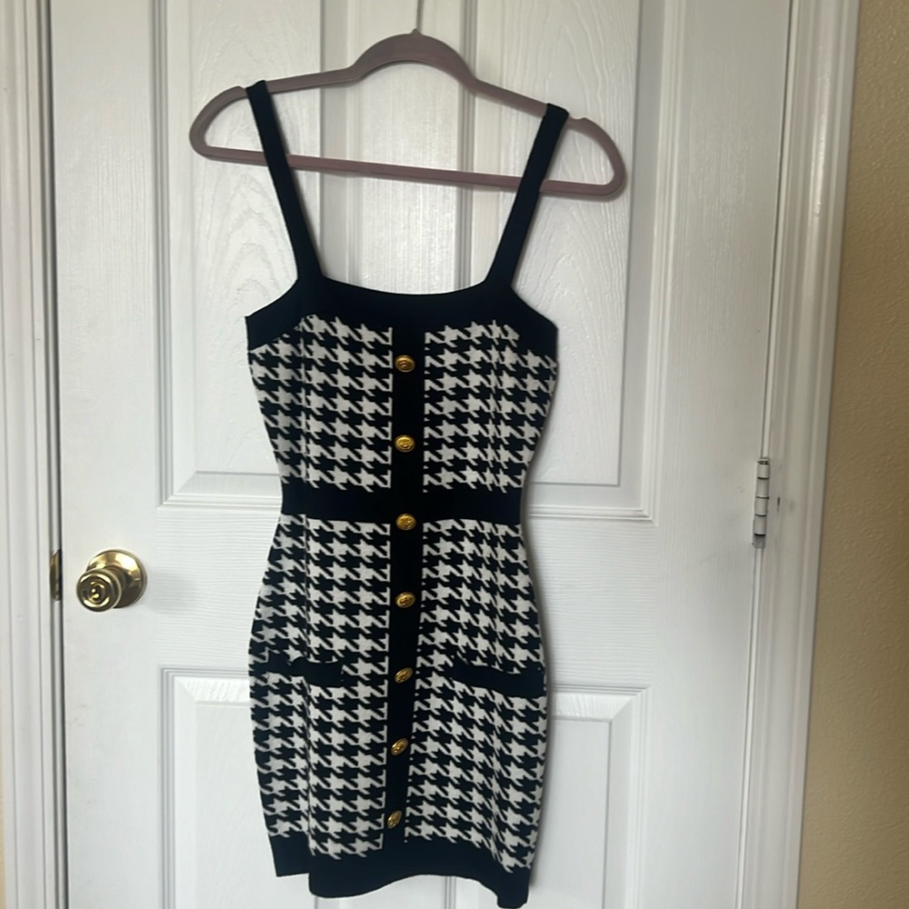 🌸 Classy White & Black Dress🌸